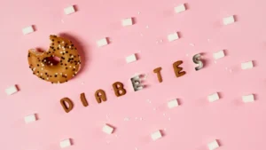donuts represents a fastfood causing diabetes