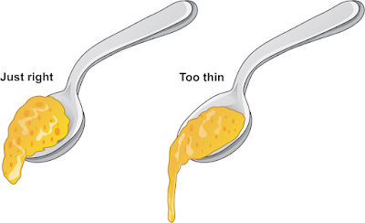 difference of optimal texture of weaning food
