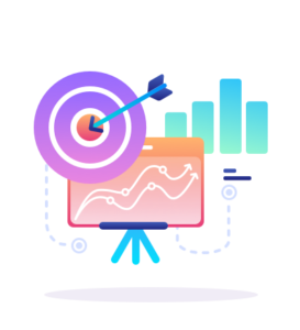 icon target chart report